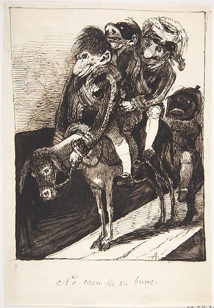 They Don't Fall Off Their Donkey (They Don't Admit Their Error), ("No caen de su burro")