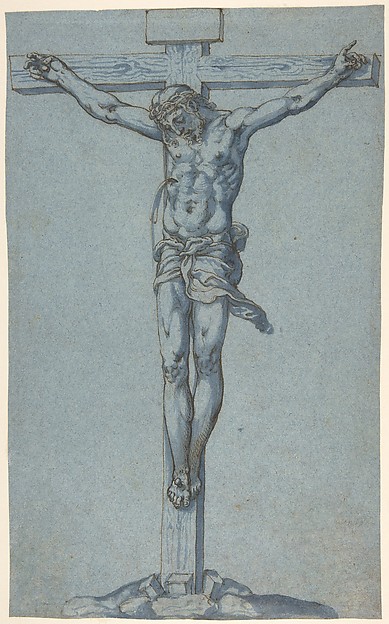 The Crucified Christ by Diego Lopez de Escuriaz