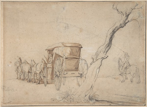 Carriage In A Landscape