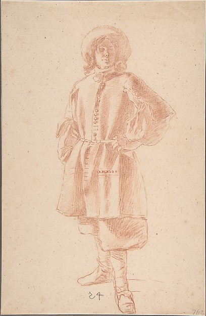 Study of a Standing Youth