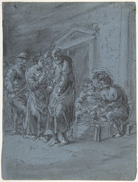 St. Peter Recognized by a Servant Girl by Leonaert Bramer