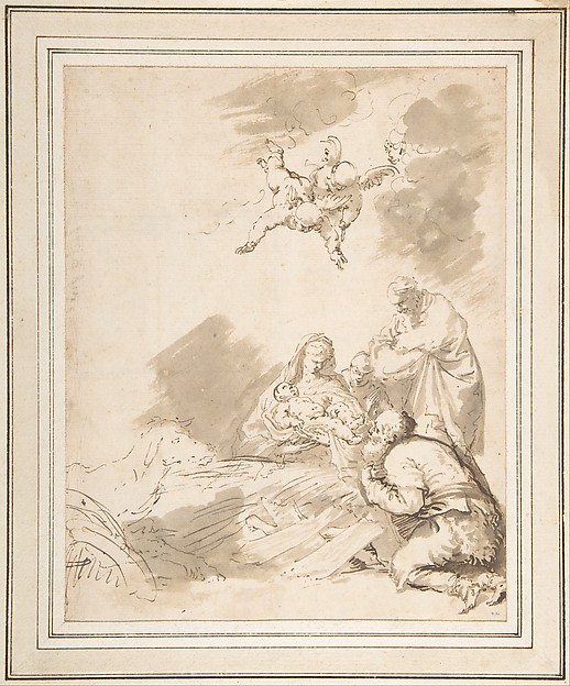 Adoration of the Shepherds by Jusepe de Ribera (called Lo Spagnoletto)