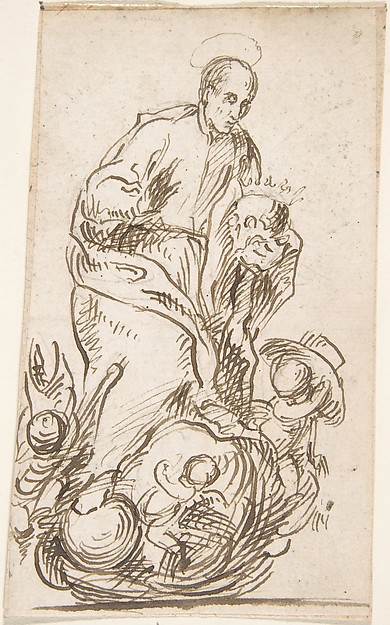 Saint Francis Borja by Pedro  Duque Cornejo