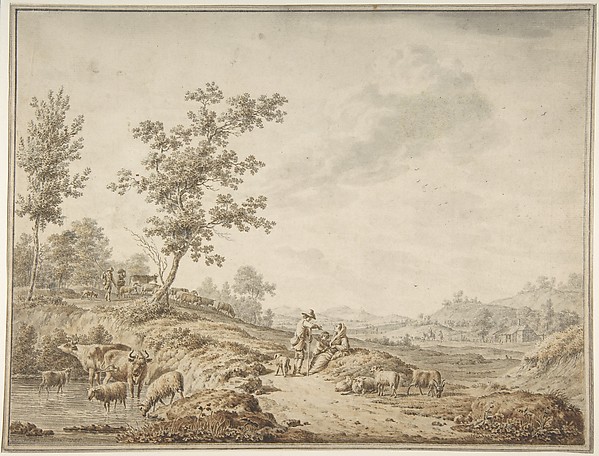 Landscape with Herdsmen and Their Cattle