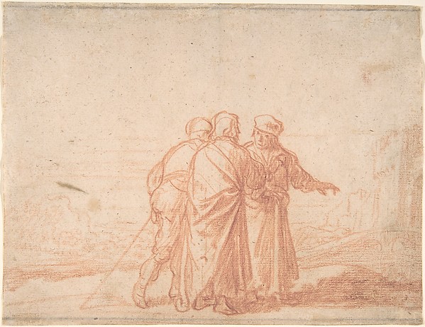 The Road to Emmaus by Claes Moeyaert