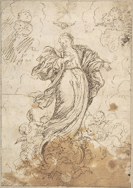 Virgin of the Immaculate Conception by Anonymous, Spanish, School of Seville, 17th century