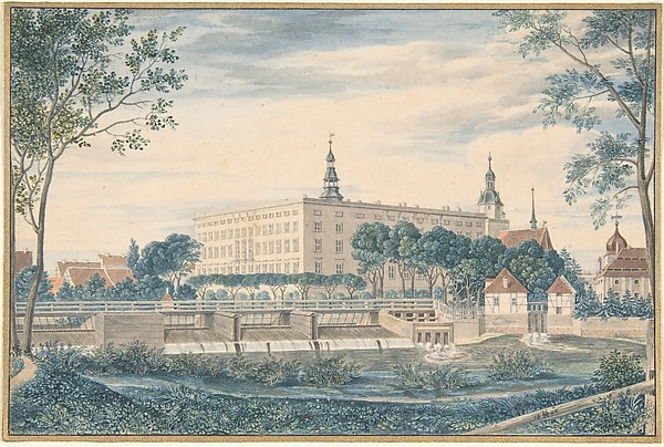 View of the Dessau Castle from the East