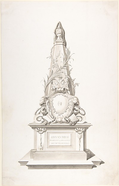 Pyramid monument for J.B. van Bree