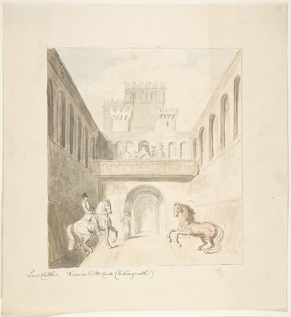 Lea Castle, View in Tilt-Court, Facing North