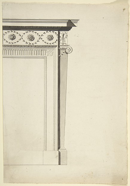 Partial Design for a Chimneypiece
