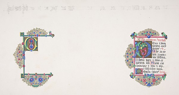 Illuminated Initial "O"