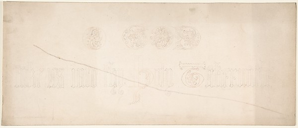 Inscription in Gothic Letters