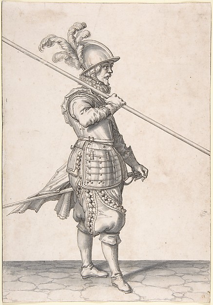 The Soldier Carrying His Pike at the Slope