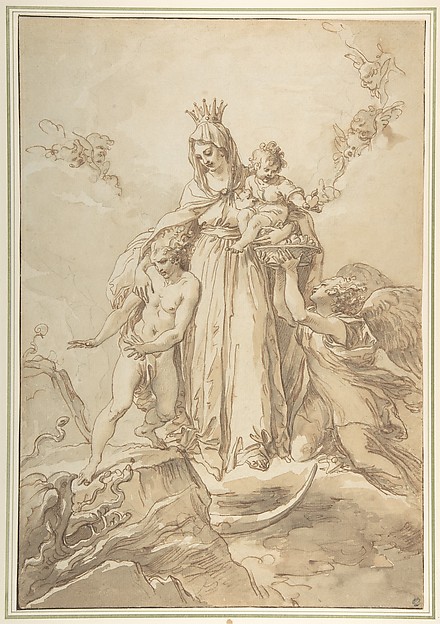 The Virgin Immaculate with the Christ Child by Giuseppe Cades