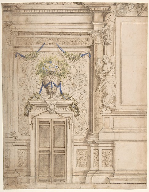 Left Half of a Wall Decoration for a Chapel