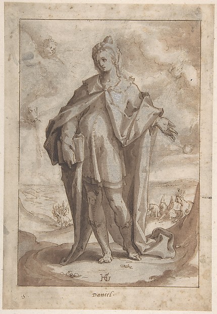 The Prophet Daniel in a Landscape