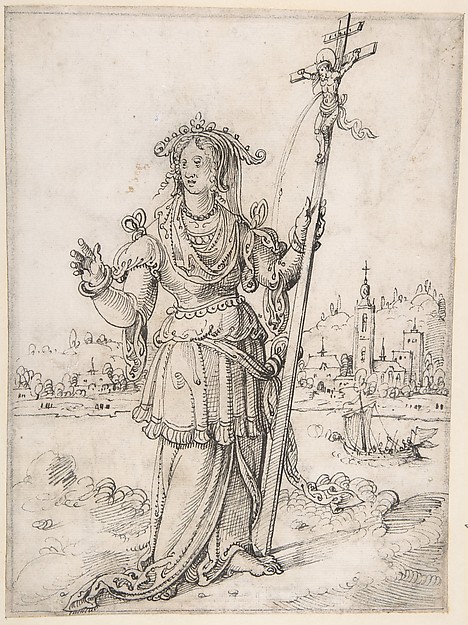 Allegorical Figure (Faith?) by Pieter Cornelisz Kunst