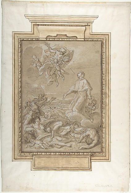 Saint Rosalia Interceding for Victims of the Plague in Palestrina