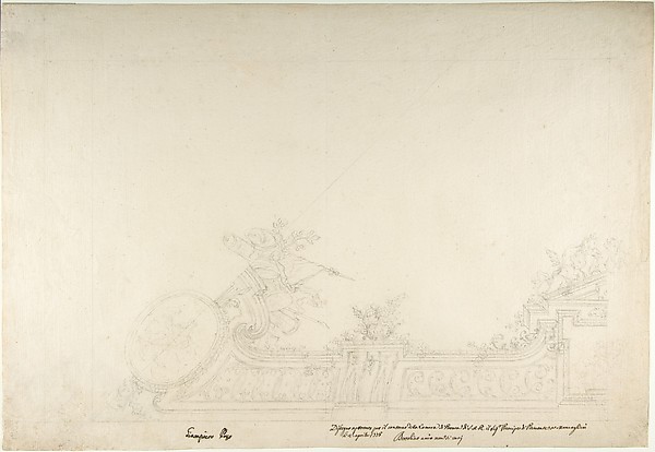 Design for One Eighth of a Ceiling of a Reception Room at the Royal Palace at Moncalieri