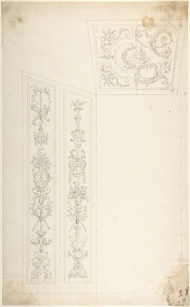 Design for a Wall and a Ceiling Decoration