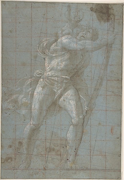 Saint Christopher Bearing the Christ Child by Giovanni Antonio da Pordenone (Giovanni Antonio de Sacchis)