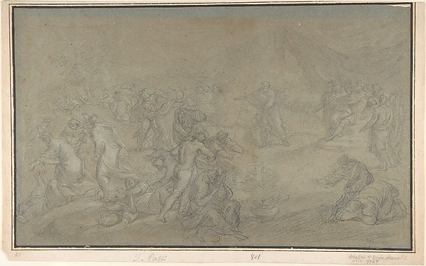 The Contest of Elijah and the Prophets of Baal on Mount Carmel (I Kings 18: 20-46) by Stefano Pozzi