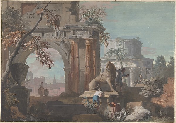 Capriccio with Roman Ruins
