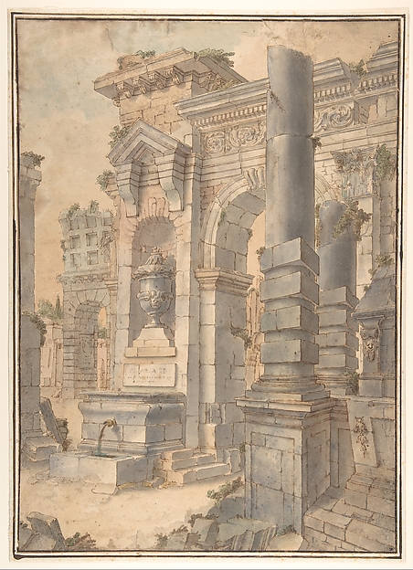 Design for a Painted Wall Decoration