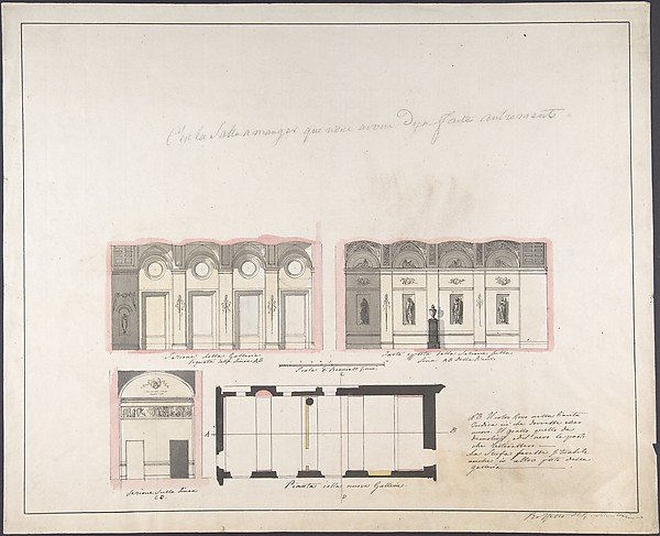 Plan "della nuova Galleria"