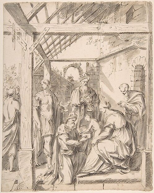 Adoration of the Magi by Anonymous, Netherlandish, 16th century