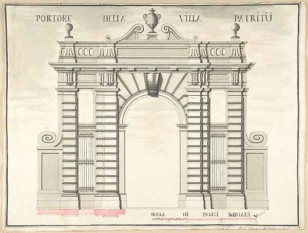Gate of the Villa Patritii [Patritj]