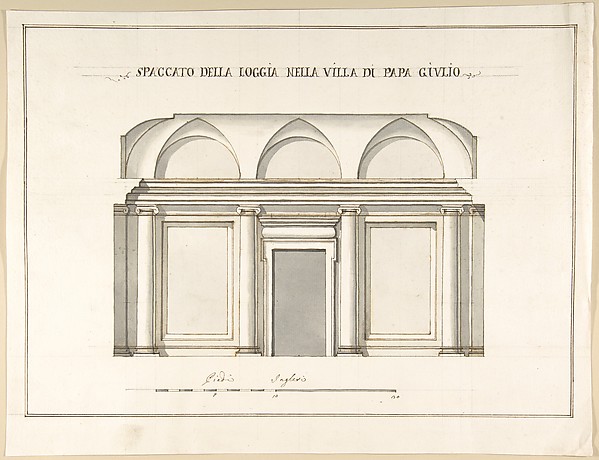 Section of the Loggia in the Villa of Pope Julius [III.]