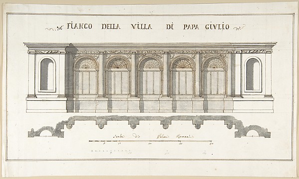 Side Elevation of the Villa of Pope Julius [III.]