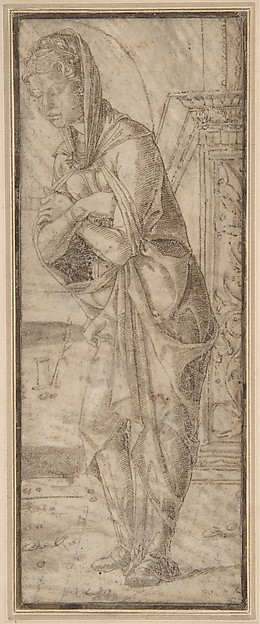 The Virgin Annunciate by Anonymous, Italian, Ferrarese, 15th century