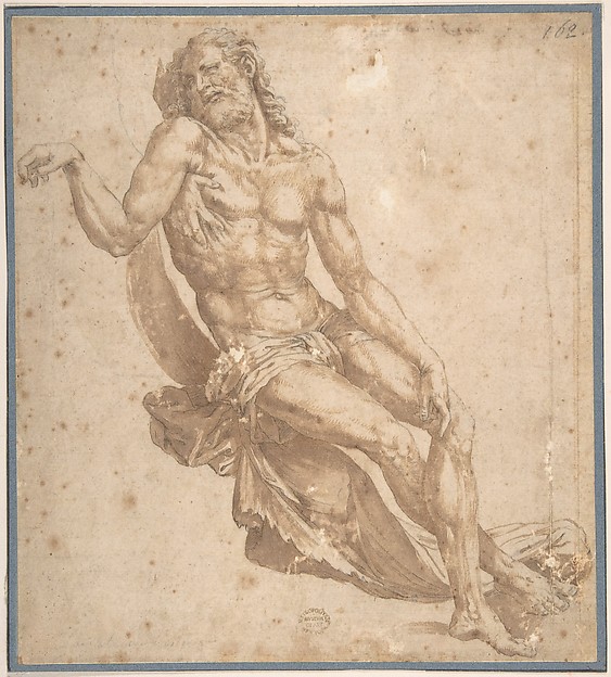 Study for Christ in The Entombment by Bartolomeo Neroni (Il Riccio)