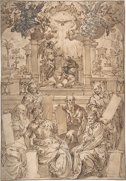 The Six Prophets of the Coming of Christ by Jan van der Straet, called Stradanus