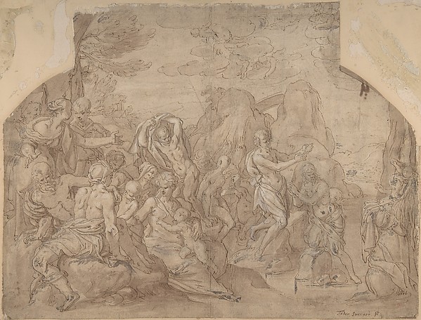 Baptism of Christ by Maerten de Vos