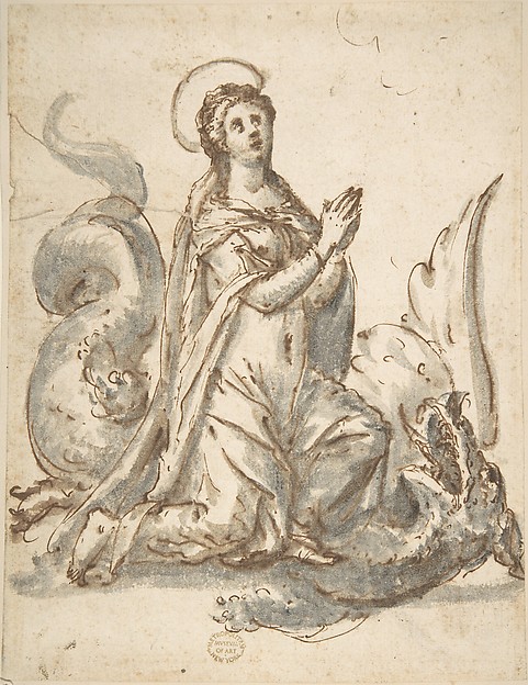Saint Margaret and the Dragon