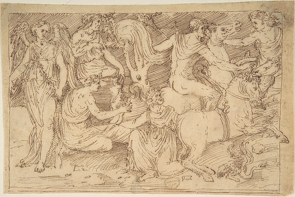 Drawing of Bas-Relief