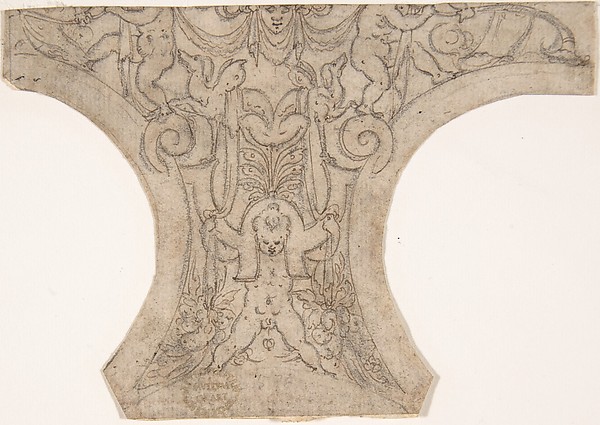 Decoration for a Spandrel in a Cove