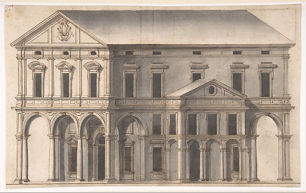 Project for a Public Building on a Square