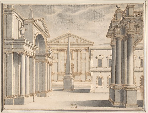 Piazza with Obelisk