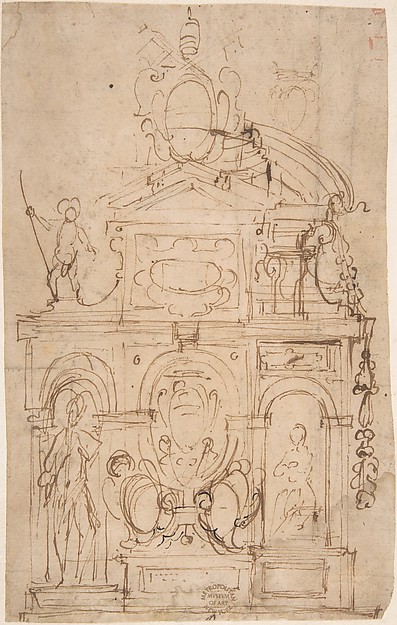 Sketch for Wall Monument