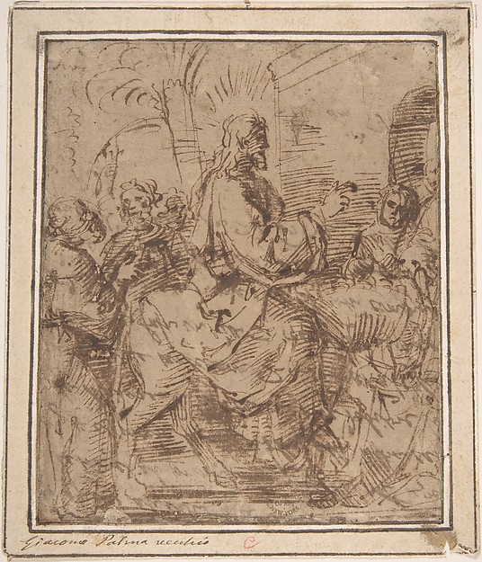 Christ's Entry into Jerusalem by Anonymous, Italian, Venetian, 15th to 16th century