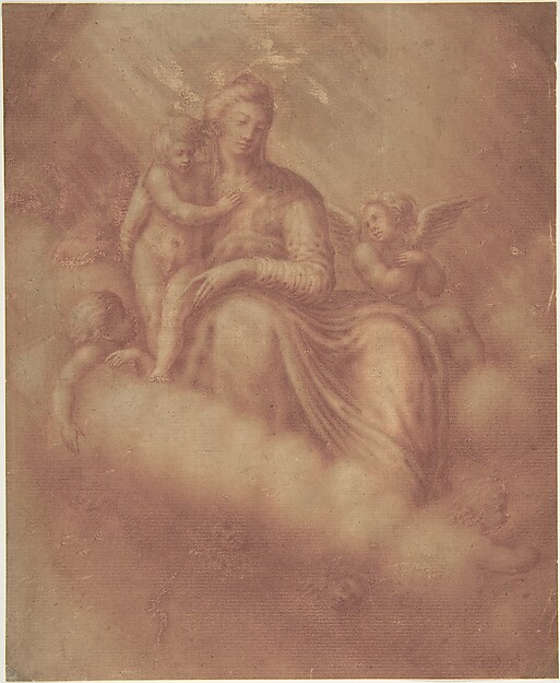 Madonna and Child Among the Clouds by Anonymous, Italian, 16th century
