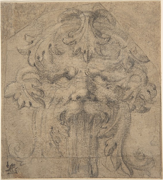 Foliate Grotesque Head