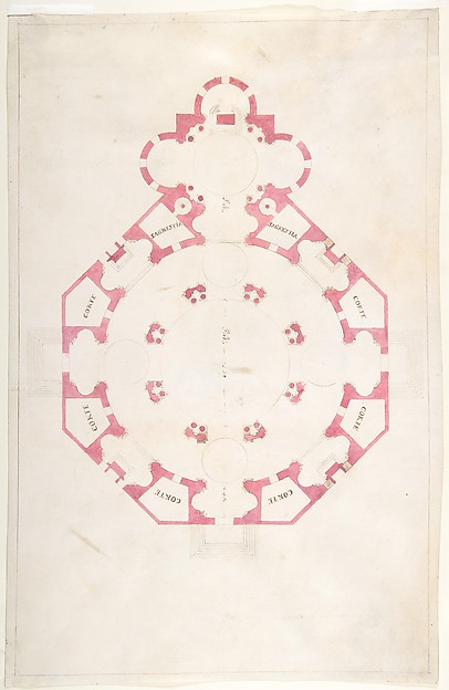 Design for a Church with a Central Octagonal Plan