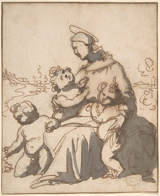 Madonna and Children by Anonymous, Italian, 16th century