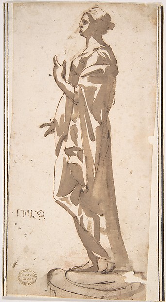 Statue of a Draped Female Figure