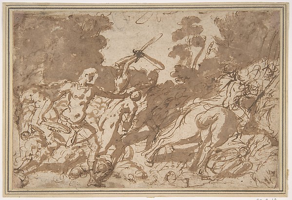 Battle Scene (Samson Slaying the Philistines?)